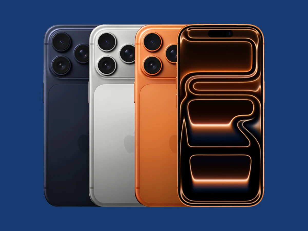 Smartphone premium em uso